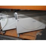 (3) 2 electric convector heaters