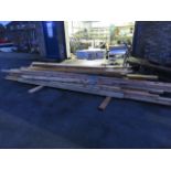 Large quantity of planed building timber, various lengths