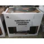 1 by 1 turn table Hi-fi system with speakers