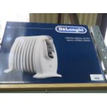 Boxed Delonghi oil filled radiator