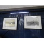 Pair of black framed and glazed photographs depicting scenes from Highlands & Islands