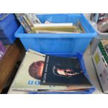 2177, 2199, 2170 - 2 crates containing football programmes, quantity of vintage newspaper and