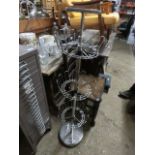 Chrome wirework kitchen rack