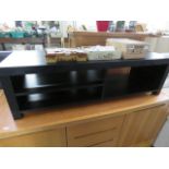 Black ash TV stand