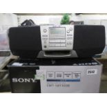 Sony CD radio cassette recorder