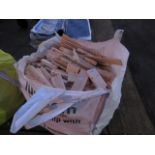 Builders bag of pine offcuts