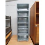 Galvanised open fronted rack