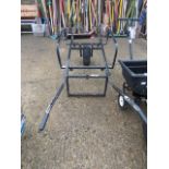 Fishing tackle trolley frame