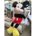 Large oversized Mickey Mouse cuddly toy