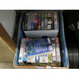 Crate containing quantity of various WW2 aircraft VHS's