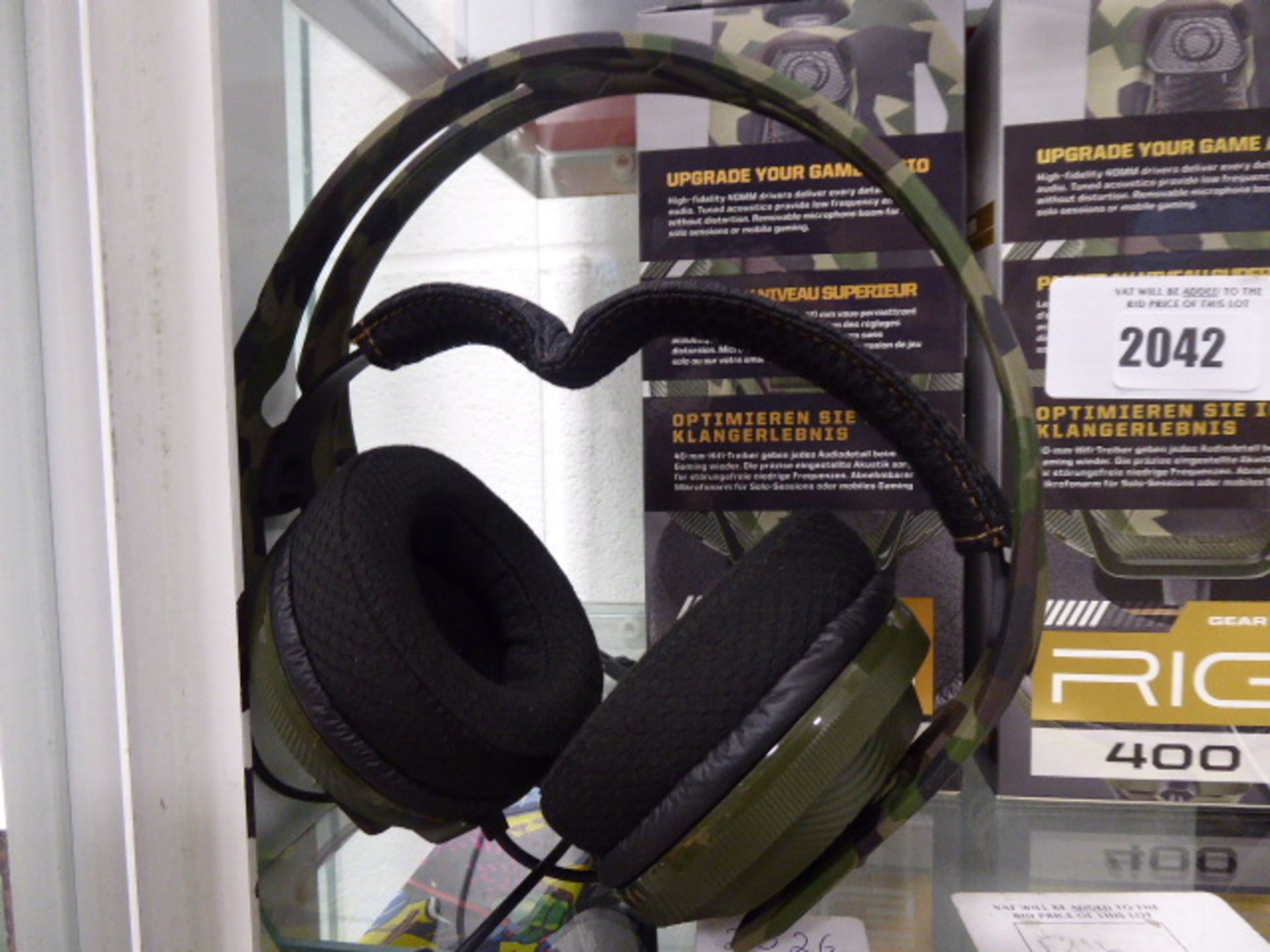 3 boxed and 1 unboxed pair of Rig 400 gaming headsets by Plantronics - Image 2 of 2