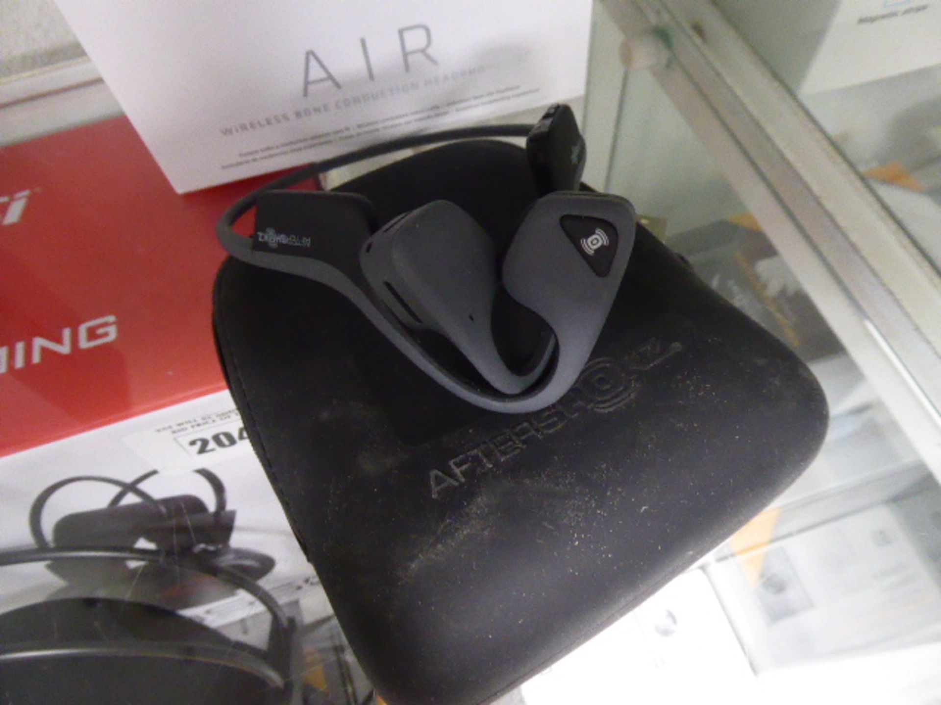 Aftershocks Air bone conduction headset in box and 1 loose set with carry case - Image 2 of 2