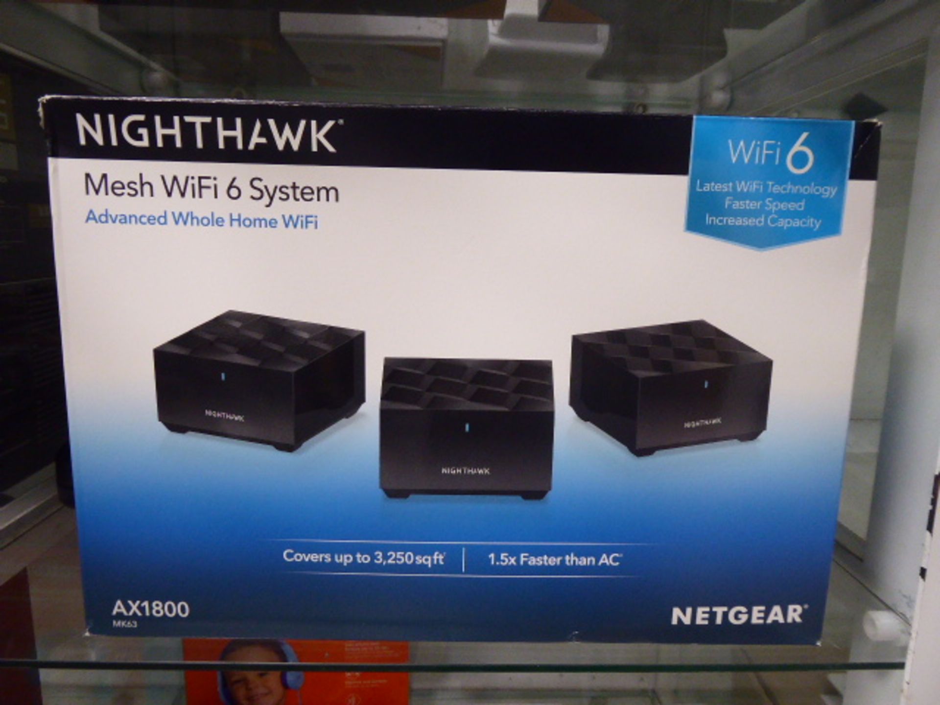 Net Gear Nighthawk mesh wifi 6 system in box