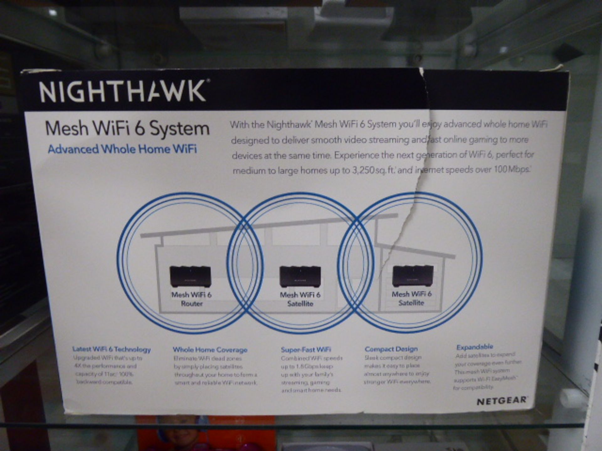Net Gear Nighthawk mesh wifi 6 system in box - Image 2 of 2