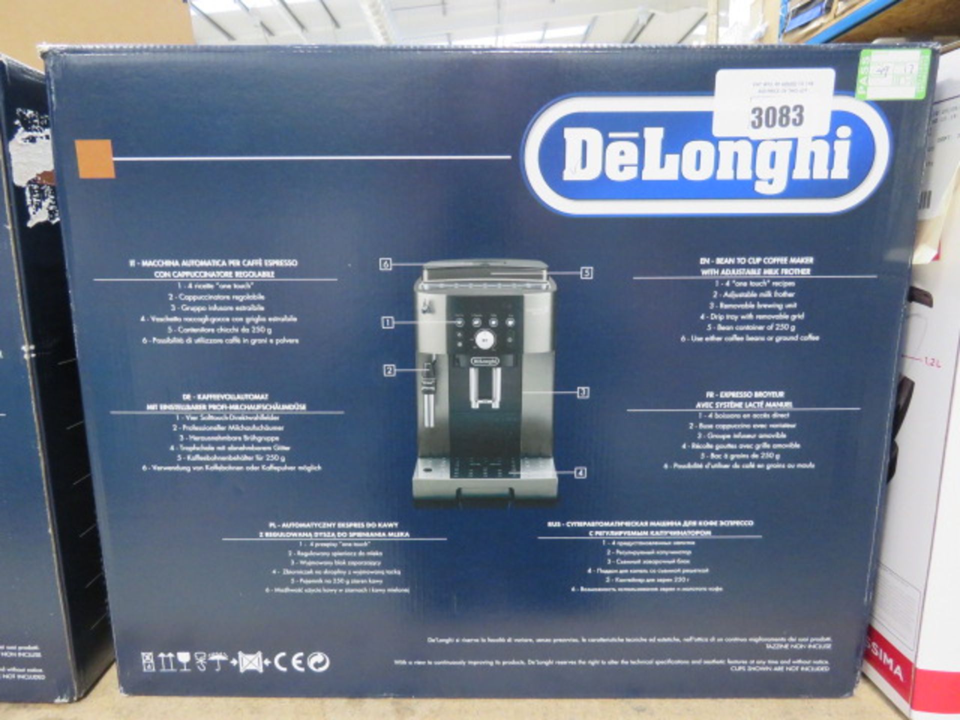 (TN17) - Boxed delonghi magnifica smart coffee machine