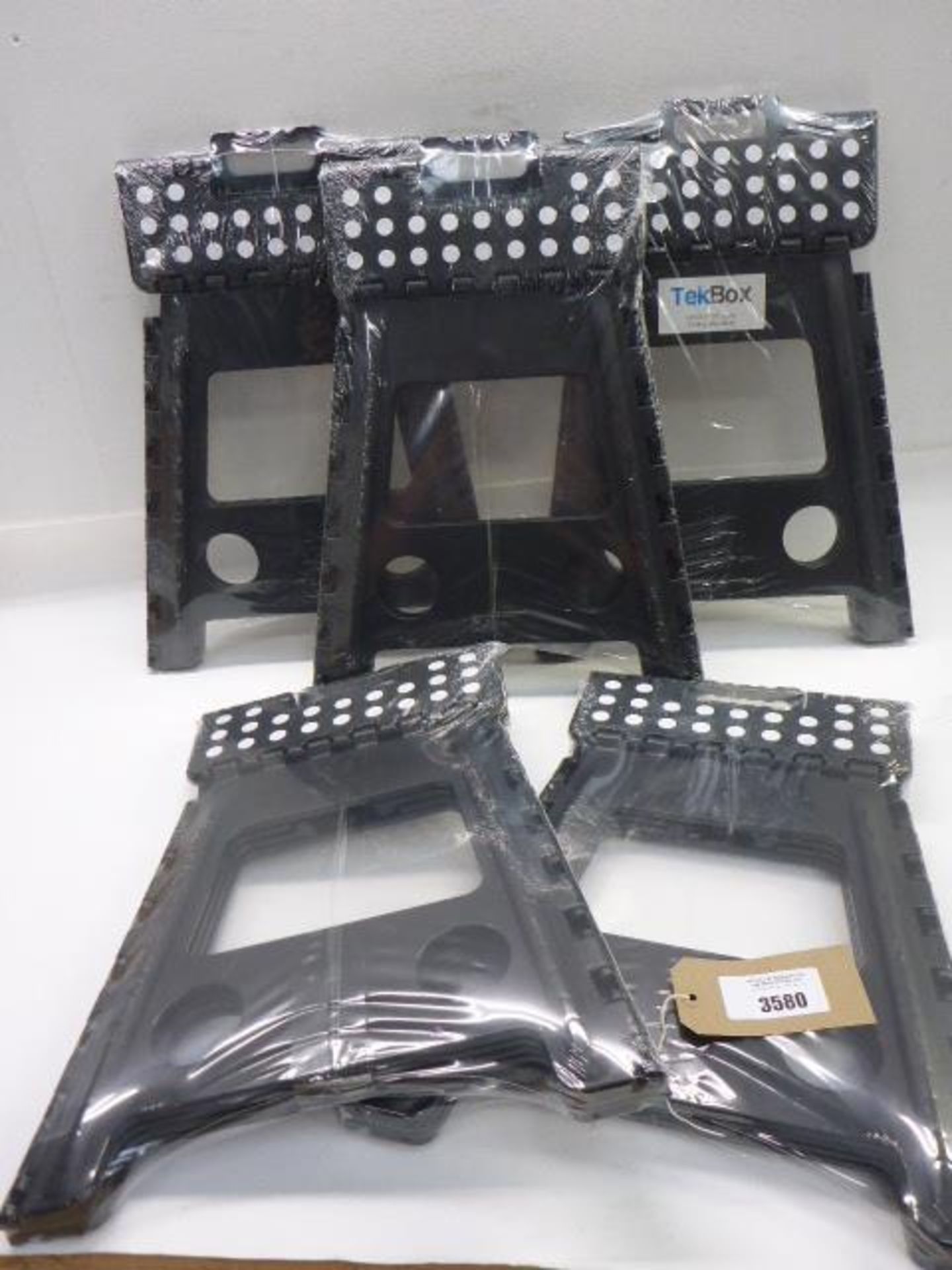 5 x Tek Box fold up step stools