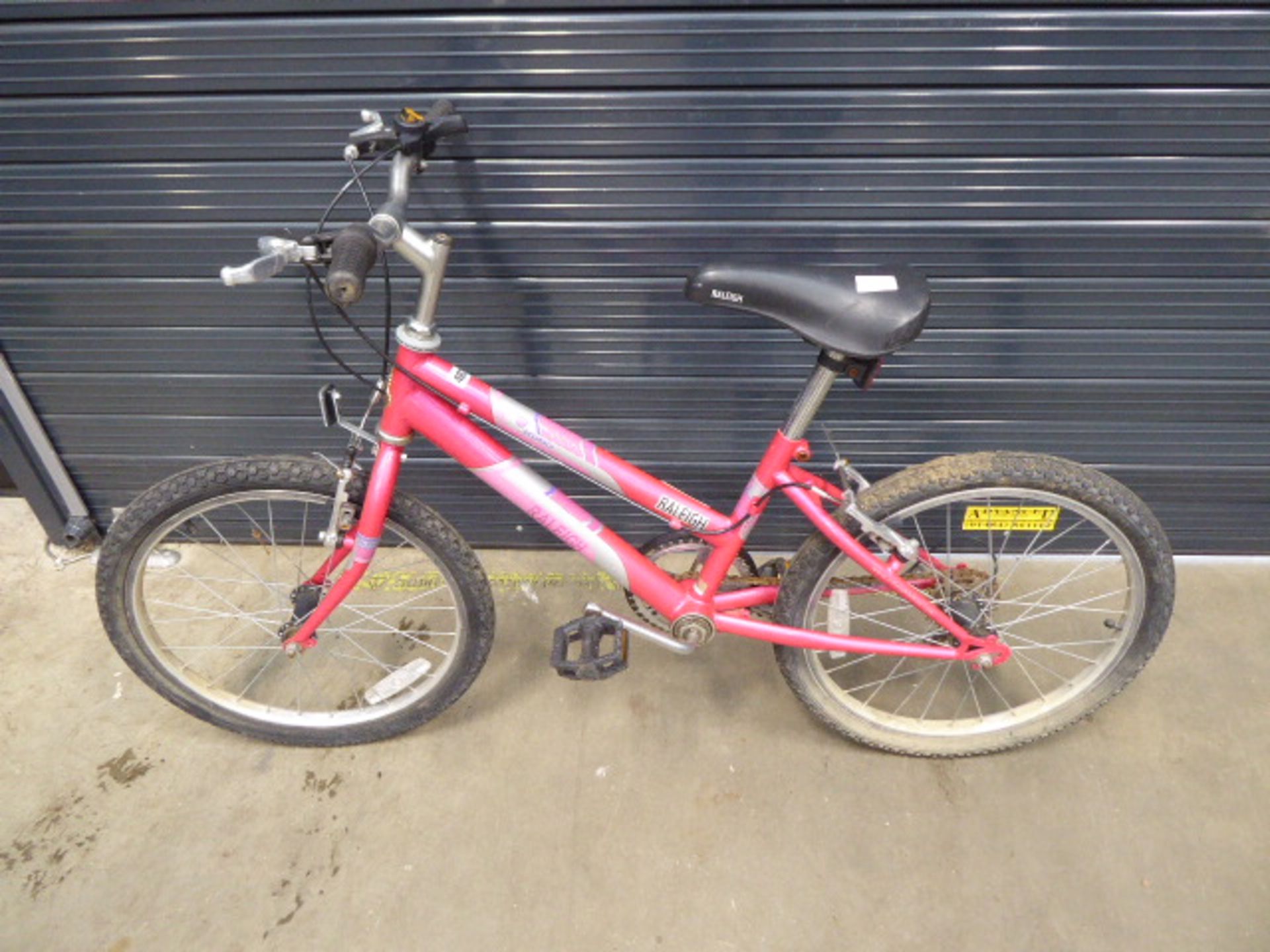 Pink girl's Raleigh bike