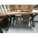 Small Industrial Style Table