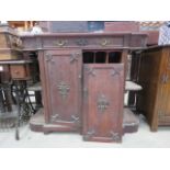 Edwardian sideboard, as found