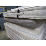 4ft6 mattress in striped fabric