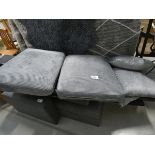 Sofa bed parts and grey fabric cushions