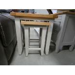 Chester Grey Painted Oak Nest of 2 Tables (48)