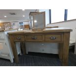 Wessex Smoked Oak Dressing Table With Mirror (21)