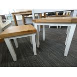 Hamsphire White Nest of 2 Tables (97)