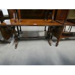 Reproduction mahogany sofa table