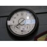 A quartz wall clock