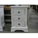 Banbury White Painted Large Bedside Table (113)