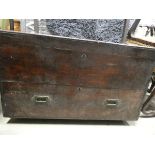 Mahogany campaign style mule chest