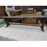Pitched pine bench