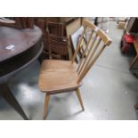 Elm seated stickback dining chair