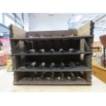 4 tier pine wine rack (AF)