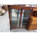 Glazed double door china cabinet