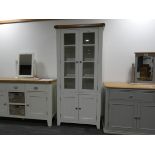 Hampshire White Painted Oak Display Cabinet (31)