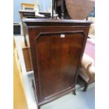 Single door mahogany cabinet