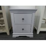 Florence Grey Painted Large Bedside Cabinet (58)