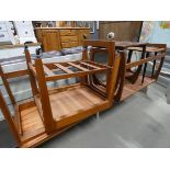 McIntosh table plus a teak tea trolley, two side tables and a coffee table