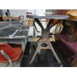 Evertaut metal machinists chair (AF)