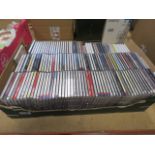 A box containing a quantity of CD's