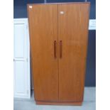 Teak G Plan double wardrobe