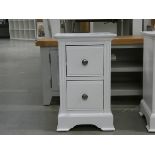 Banbury White Painted Small Bedside Table (112)