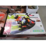 A boxed MotoGP Scalextric game