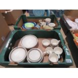 2 boxes containing a quantity of Bilton's crockery, plus commemorative mugs and other china