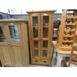 Rustic Oak Display Cabinet (71)