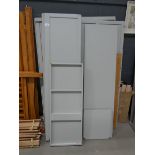 (5167) Hampshire Grey Painted Oak Full Hanging Triple Wardrobe (101)