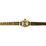 A ladies 9ct yellow gold manual wind wristwatch by Rotary,