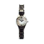 A ladies stainless steel wristwatch by Raymond Weil,